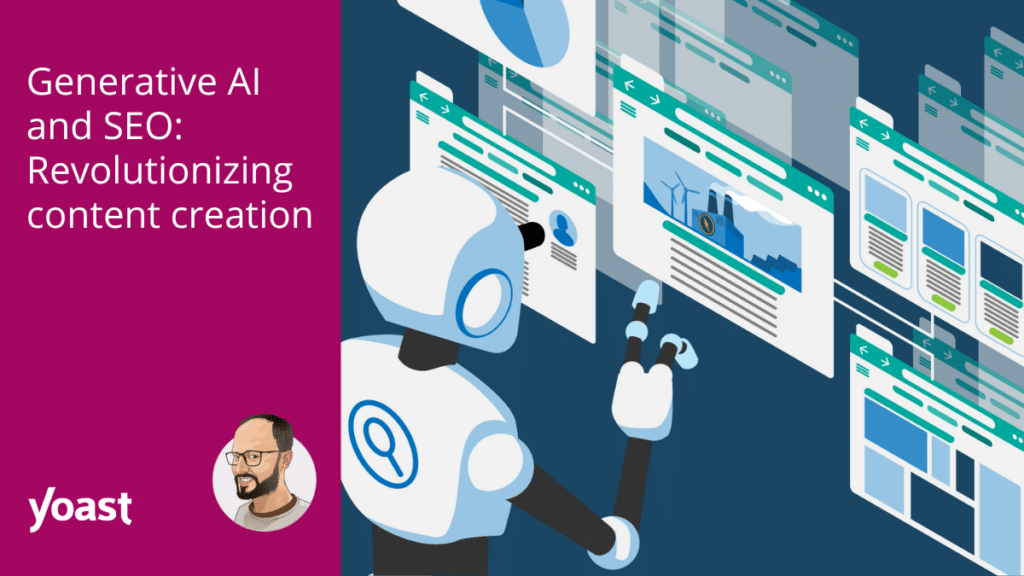 marketing image for yoast generative AI for SEO